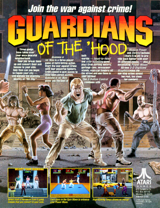Guardians of the Hood MAME2003Plus Game Cover